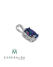 Load image into Gallery viewer, Oval Rainbow Gemstone Pendant
