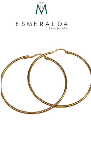 classic 10k gold hoop earrings