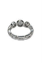 Load image into Gallery viewer, Silver ring with three rings design