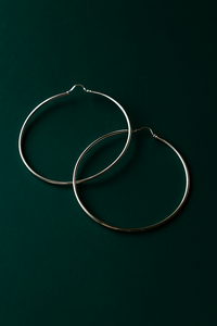 Classic Sterling Silver Hoop Earrings 925