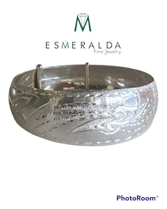 Esmeralda bangle bracelet