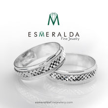 Load image into Gallery viewer, Matching His &amp; Hers Wedding Bands Sets - Esmeralda Fine Jewlery