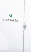 Load image into Gallery viewer, Egyptian Blue Eye Necklace - Esmeralda Fine Jewlery