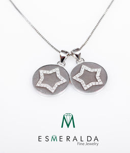 Silver Star Pendant - Esmeralda Fine Jewlery