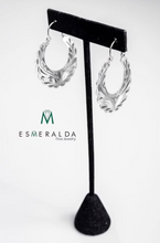 Load image into Gallery viewer, Esmeralda&#39;s Maria Design Silver Earrings - Esmeralda Fine Jewlery