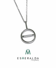 Load image into Gallery viewer, Wheel Charm Silver Necklace