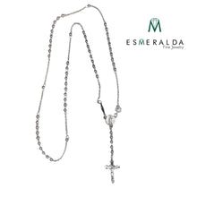 Load image into Gallery viewer, Rosary with the Virgin and Christ detail. - Esmeralda Fine Jewlery