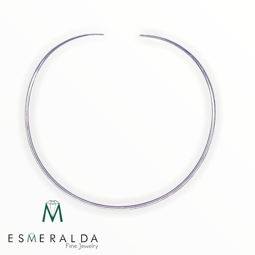 Esmeralda Original Silver Round Choker