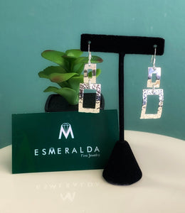 Esmeralda’s Hammered Silver Earrings - Esmeralda Fine Jewlery