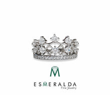 Load image into Gallery viewer, La Reyna Corona Silver Ring