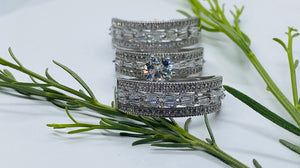 Bridal Set Engagement And Wedding Ring Set - Esmeralda Fine Jewlery