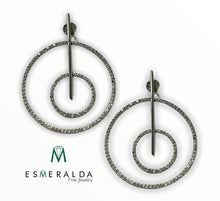 Load image into Gallery viewer, Double Circle Earrings - Esmeralda Fine Jewlery