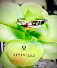 Load image into Gallery viewer, Love Ring - Esmeralda Fine Jewlery