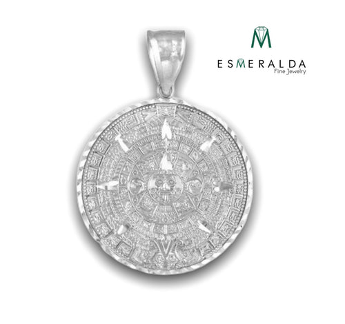 Azteca Design Pendant - Esmeralda Fine Jewlery
