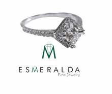 Load image into Gallery viewer, Cubic Zirconia  Engagement Ring - Esmeralda Fine Jewlery
