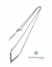 Load image into Gallery viewer, V-Shaped Necklace - Esmeralda Fine Jewlery