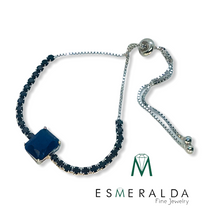 Load image into Gallery viewer, Blue Sapphire Stone Bracelet - Esmeralda Fine Jewlery