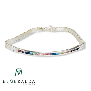 MulticolorSilver Bracelet