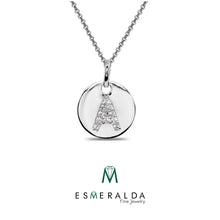 Load image into Gallery viewer, Personalized Letter Pendant with Necklace - Esmeralda Fine Jewlery