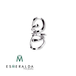 Esmeralda’s Curved Silver Ring - Esmeralda Fine Jewlery