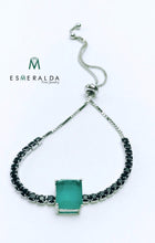 Load image into Gallery viewer, Aqua Gemstone Adjustable Bracelet - Esmeralda Fine Jewlery