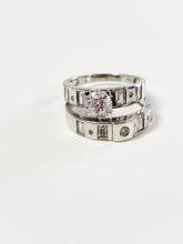 Load image into Gallery viewer, Channel Inset Gemstone Ring - Esmeralda Fine Jewlery