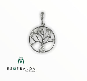 Tree of Abundance Silver Pendant