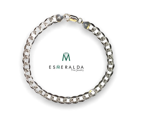 Chain Link Bracelet for Him - Esmeralda Fine Jewlery