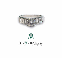 Load image into Gallery viewer, Solitaire Gemstone Ring - Esmeralda Fine Jewlery