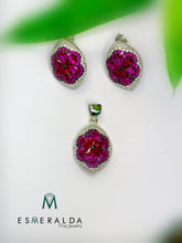 Load image into Gallery viewer, Fuchsia Silver Gift Set