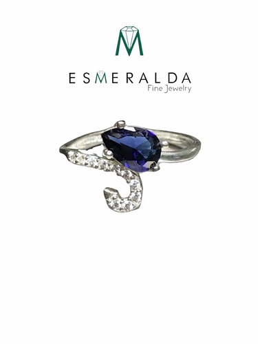 Pear Shaped Sapphire Ring - Esmeralda Fine Jewlery