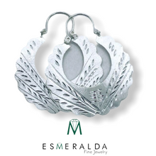 Load image into Gallery viewer, Esmeralda&#39;s Maria Design Silver Earrings - Esmeralda Fine Jewlery