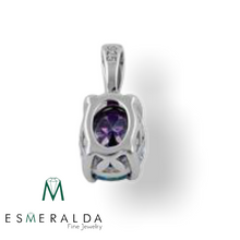 Load image into Gallery viewer, Oval Rainbow Gemstone Pendant